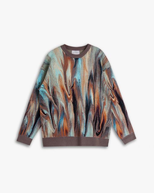Multicolor Ribbed Sweater image 0
