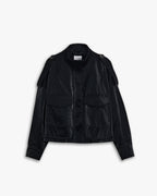 Cropped Faux-Leather Jacket image 0