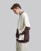 Two-Tone Half-Zip Sweatshirt image 1