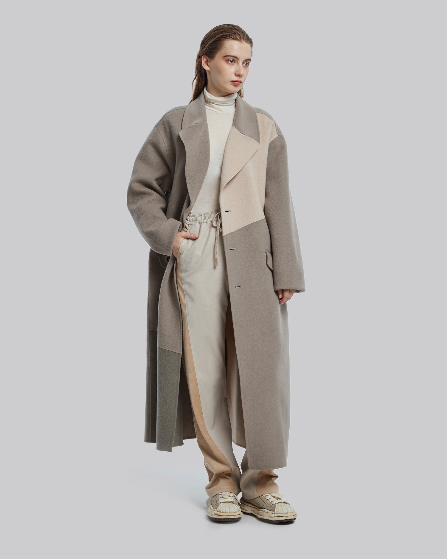 Pure Wool Coat in Three Colors image 2