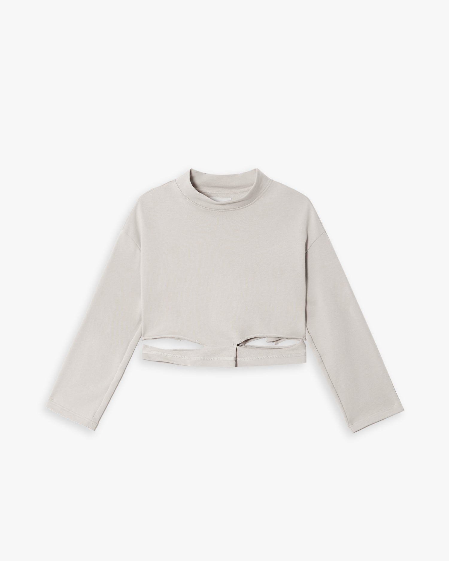 Deconstruct Cropped Sweatshirt image 0