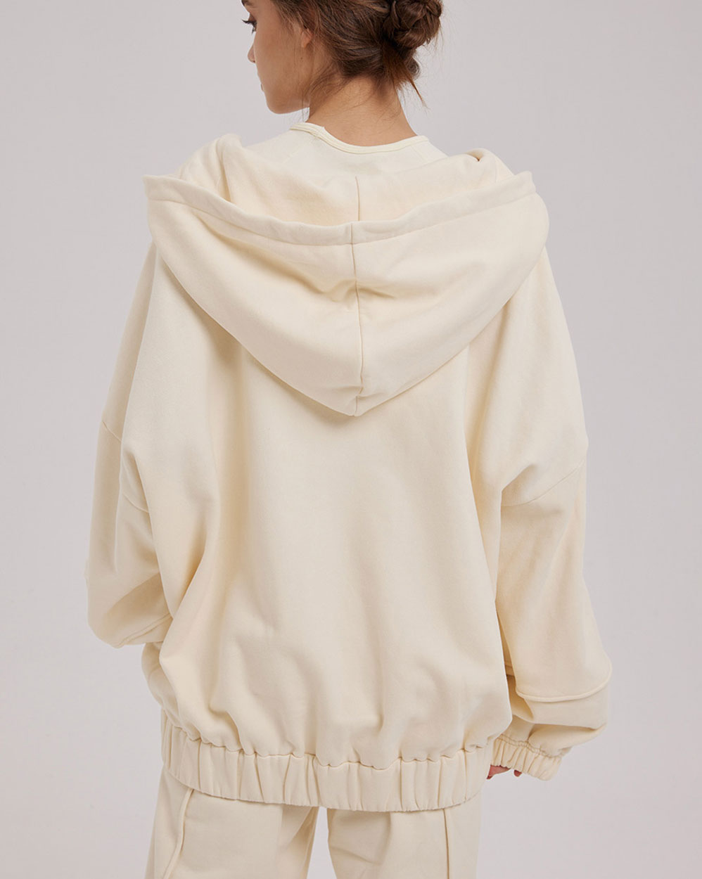 Pure Cotton Zip-Up Hoodie Set image 3