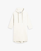 Plain Hoodie Dress - Offwhite, L image