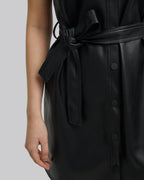 Faux-Leather Short-Sleeve Jacket image 5