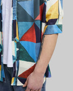 Multicolor Triangle Short Sleeve Shirt image 5