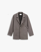 1 × Side Strap Blazer - Mocha, S image