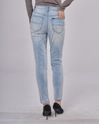 Women's Bleached  Slim-Fit Jeans image 1
