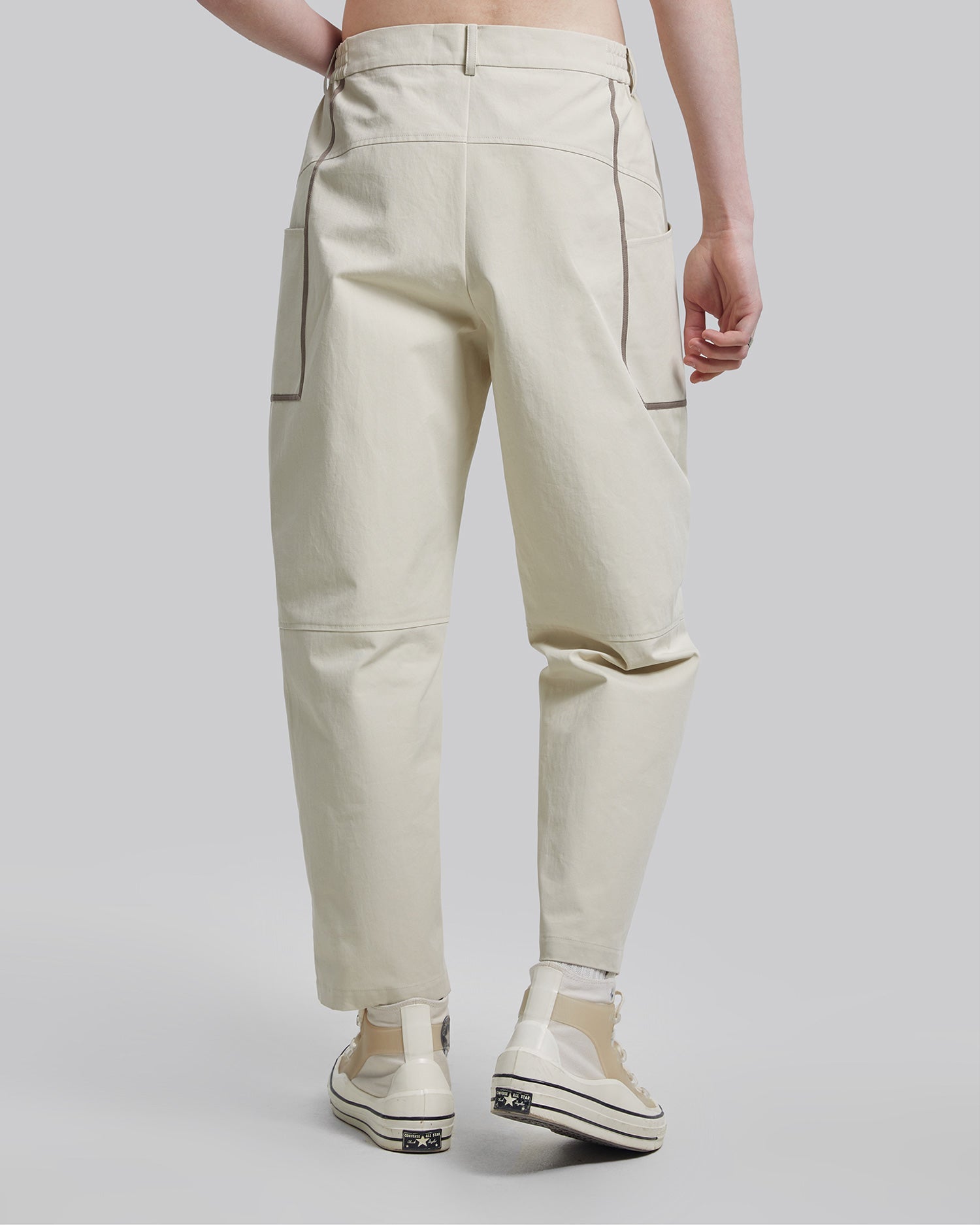 Patch Pocket Cropped Pants image 4