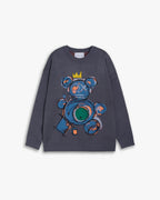 Crewneck With Teddy-Bear Graphics image 0