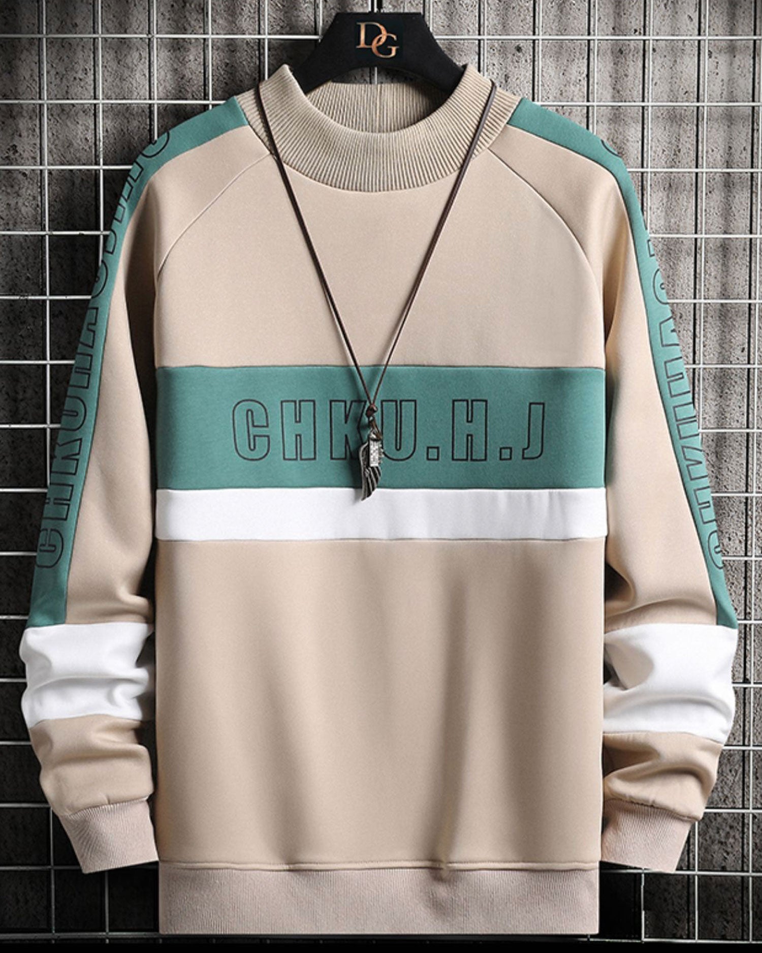 Wide Ribbed Crewneck Sweatshirt image 0