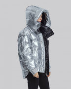 Adjustable Waistline Puffer Jacket image 4