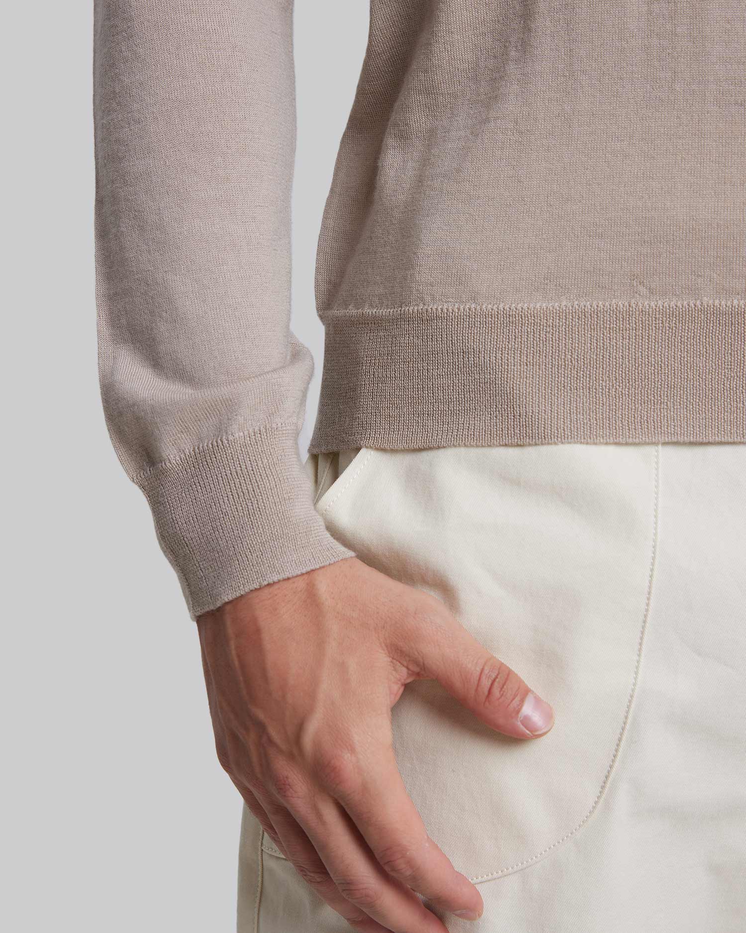 Wool Polo Sweater image 5