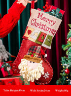 Christmas socks shaped gift bag - Peanut Butter, OS image