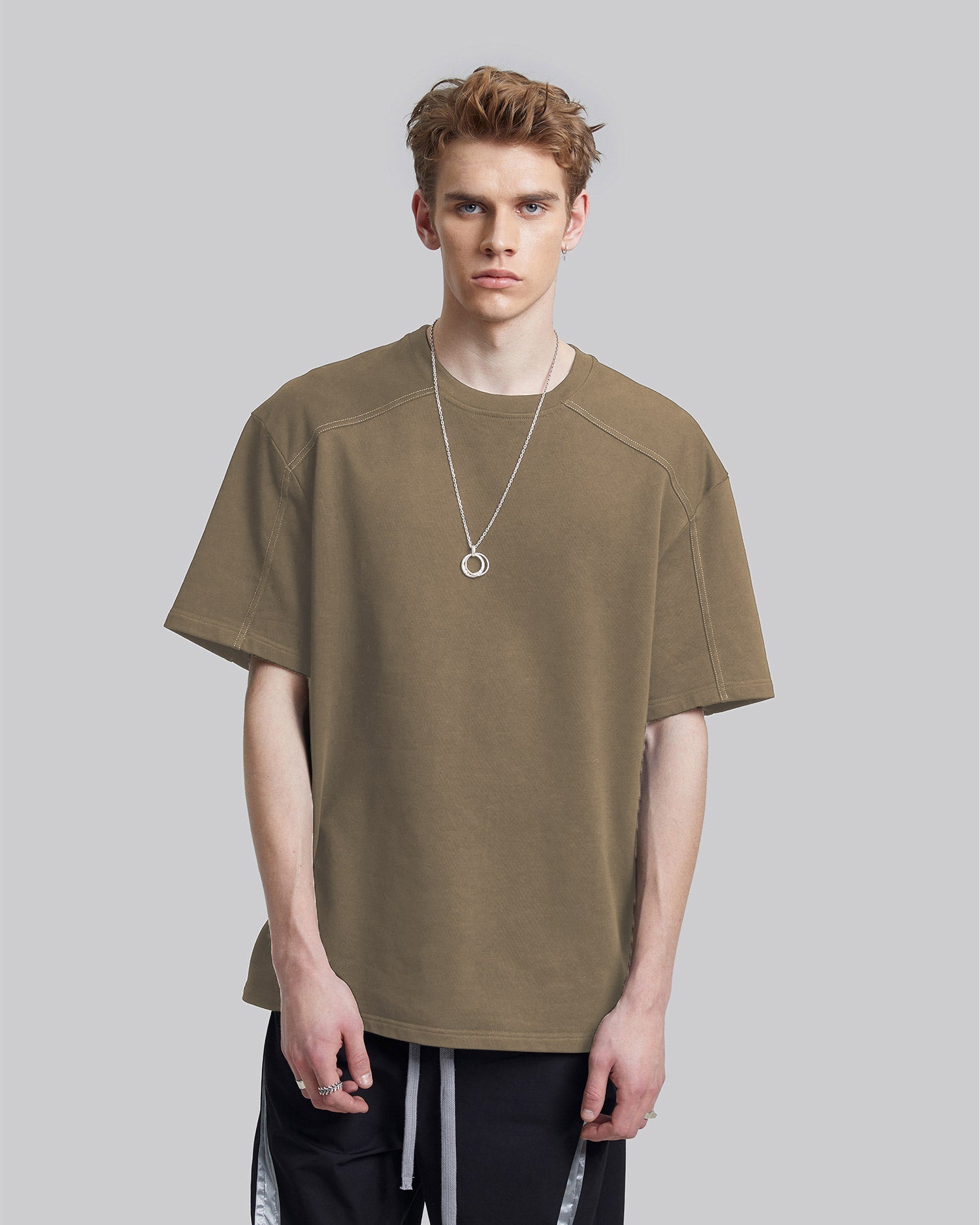 Graphic Back Print Sweatshirt - Green, M image