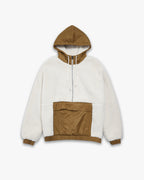 Fleece Hoodie with Half-Zipper image 0