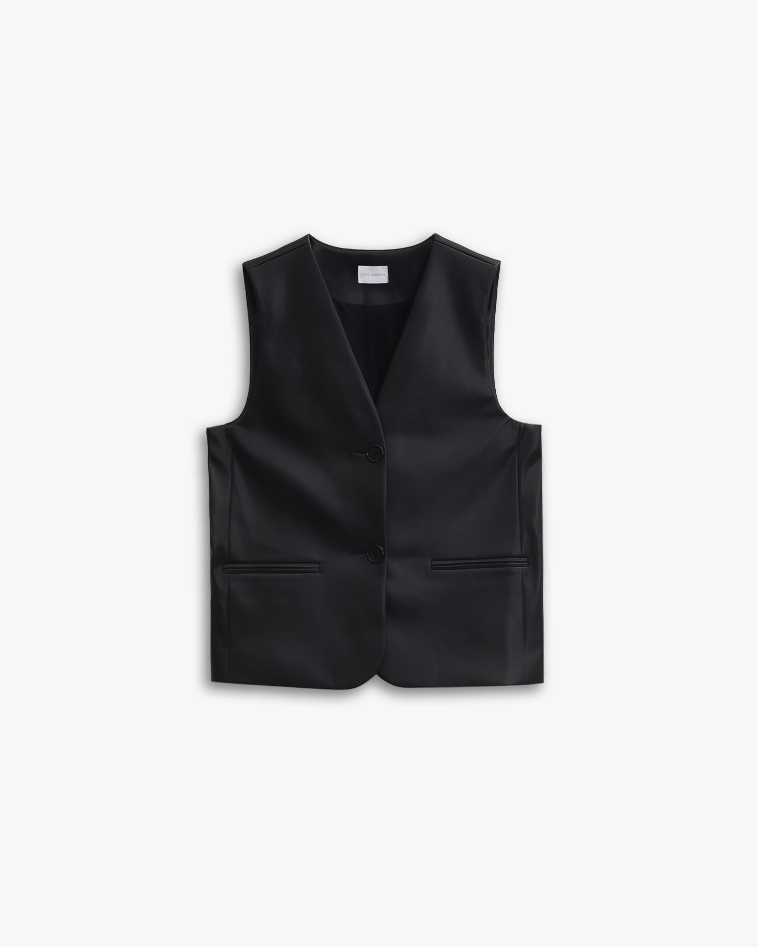 Faux-Leather Vest image 0