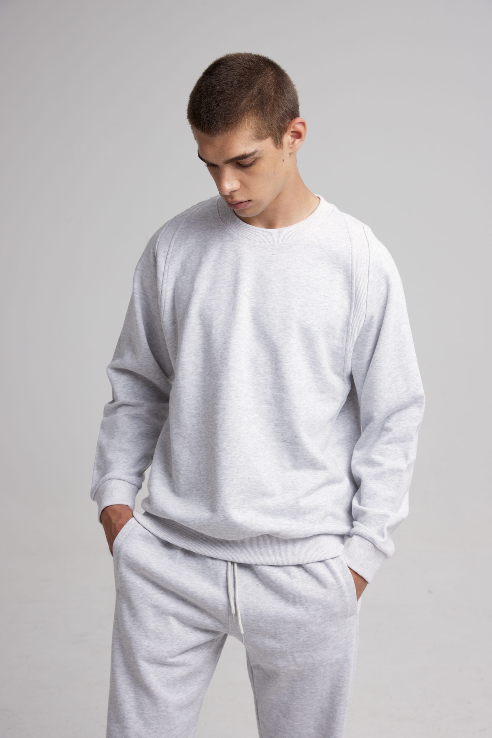 Grey Cotton Sweatshirt image 1