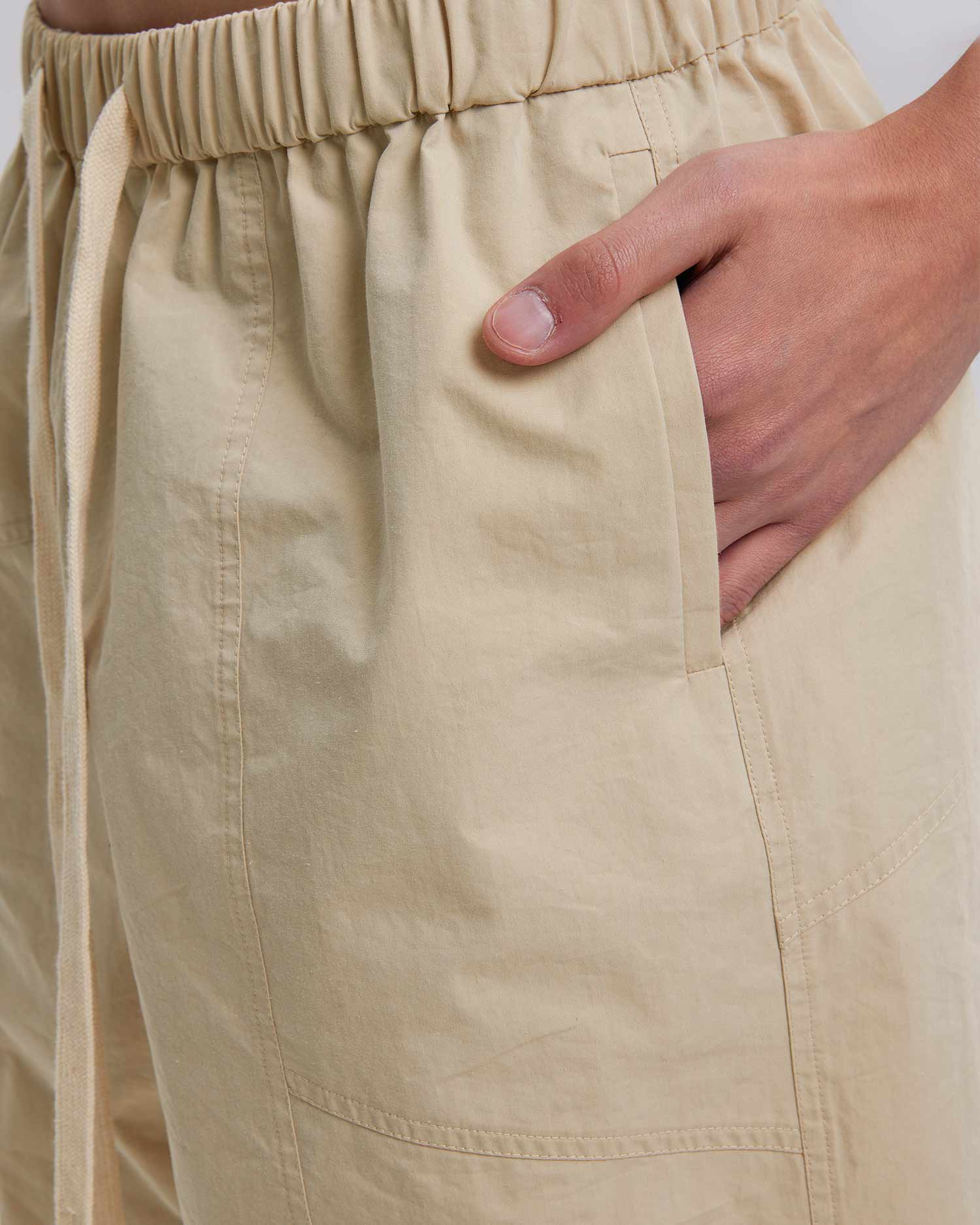 Drawstring Track Shorts image 4