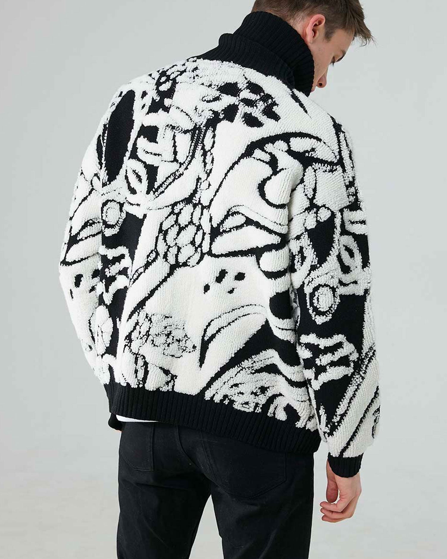 Drop-Shoulder Wool Jacket image 3