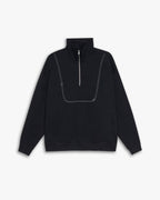 Half-Zip High Neck Sweatshirt image 0