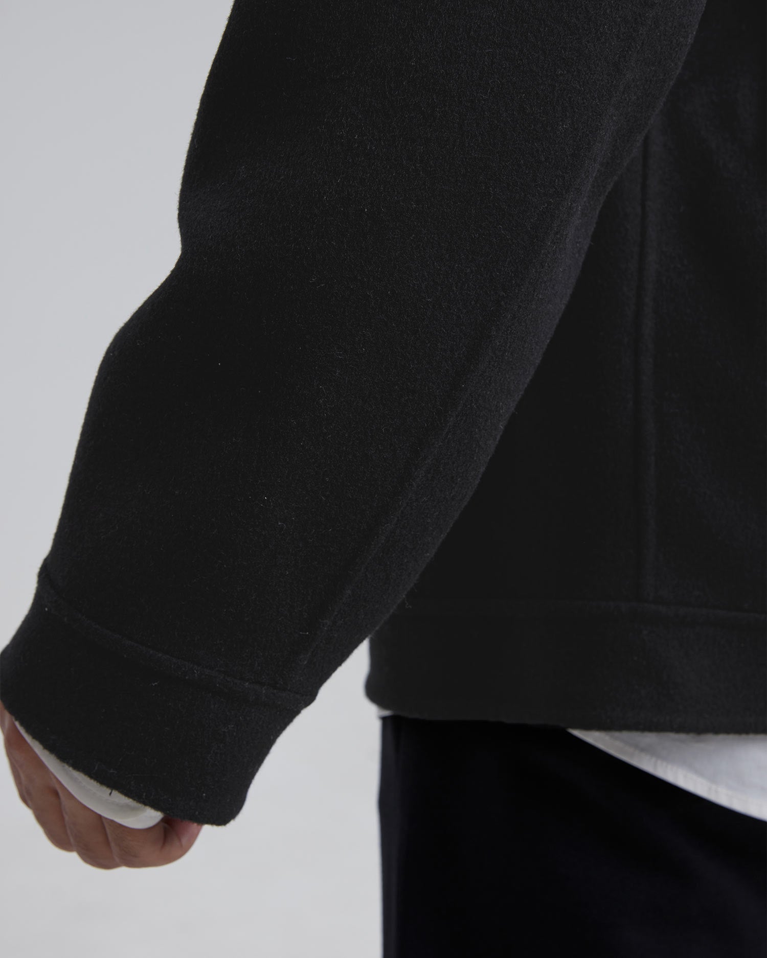 Snap Button Woolen Jacket image 5
