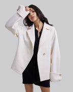 Asymmetric 100% Woolen Jacket image 1