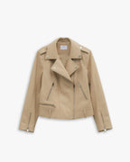 Pristine Faux-Leather Biker Jacket image 0