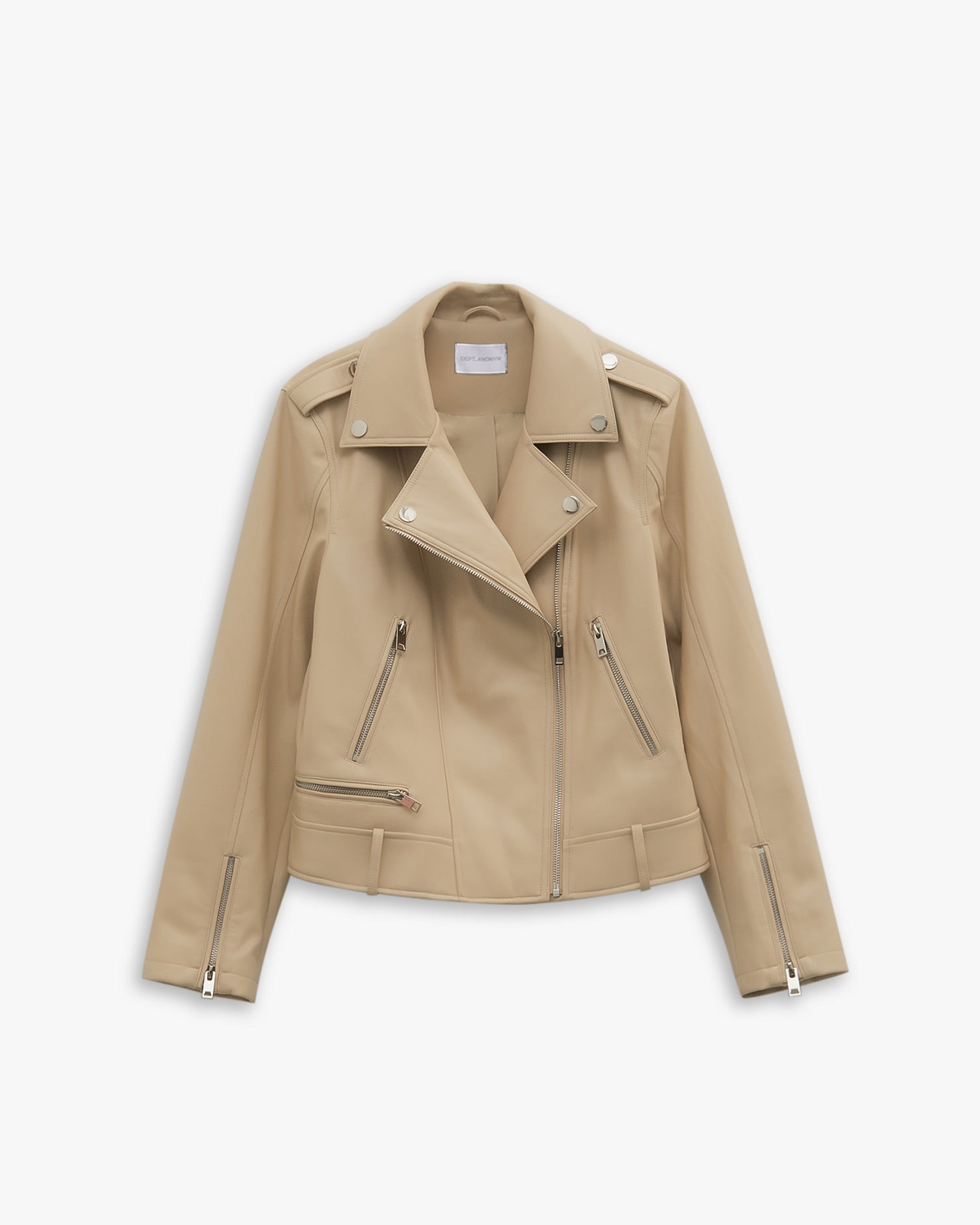 Pristine Faux-Leather Biker Jacket image 0