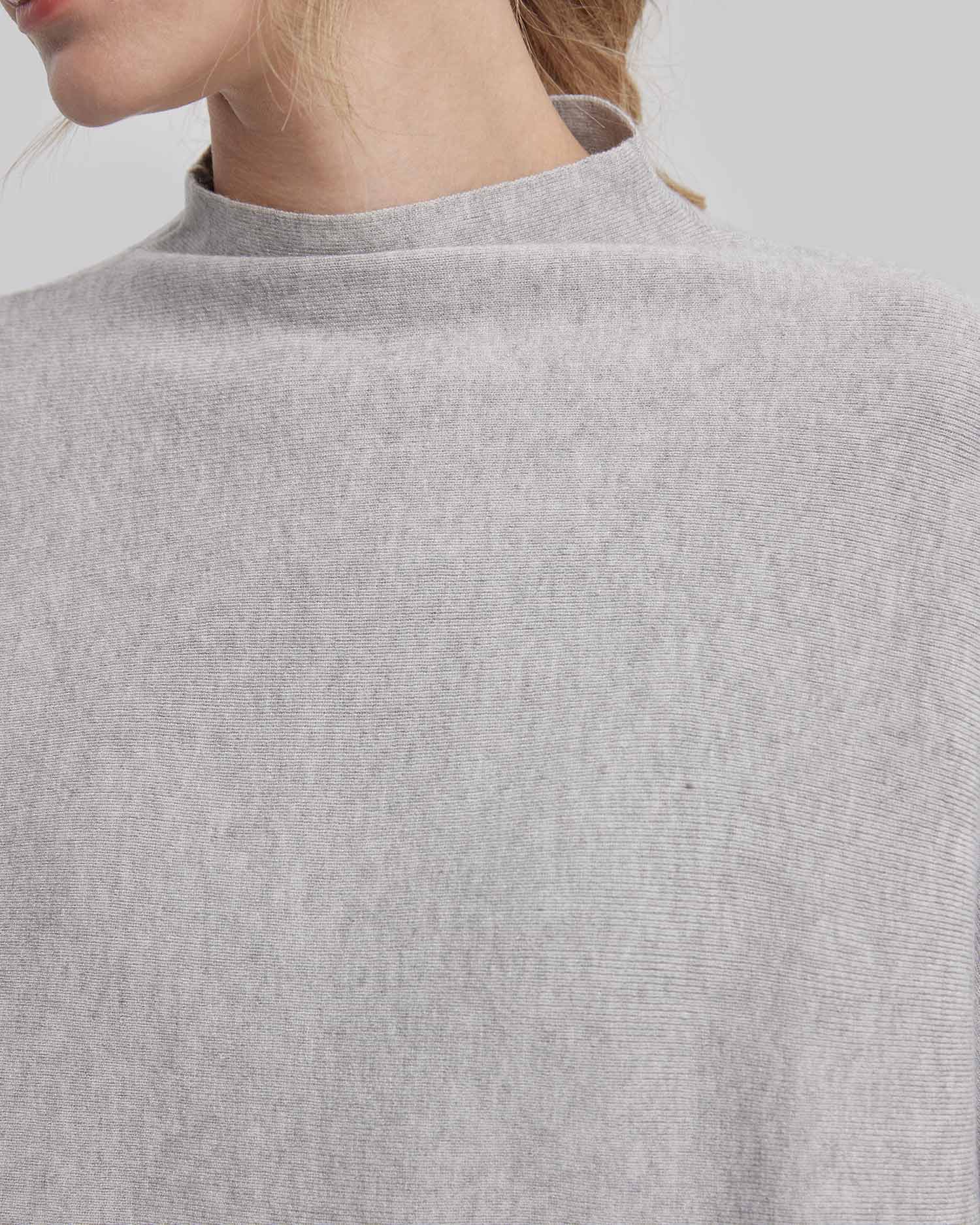 High Neck Balloon Sleeve Sweater image 4