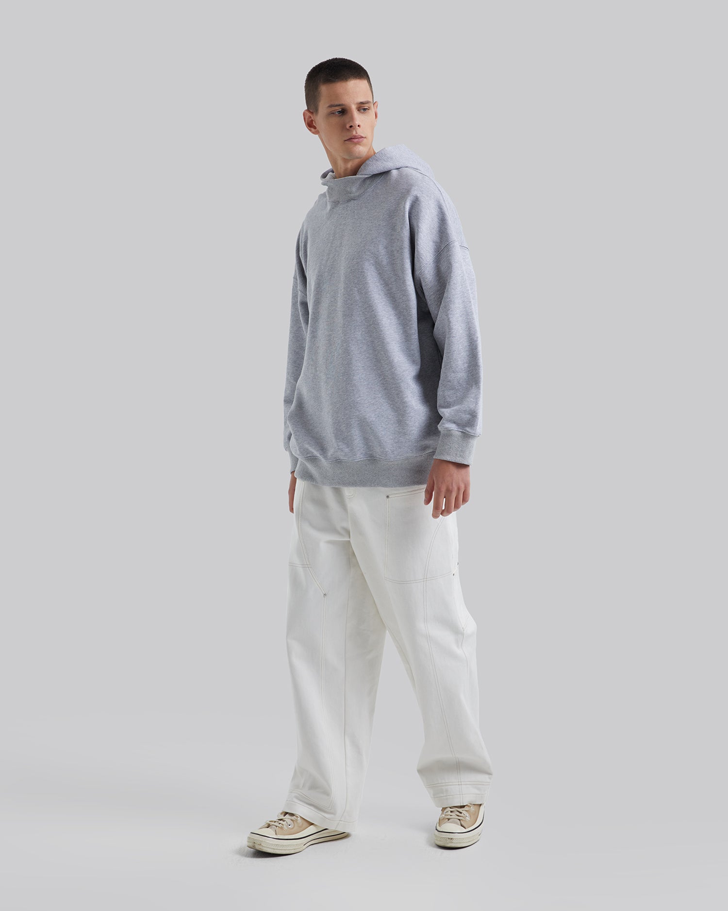 Cotton Oversized Letter Hoodie image 2