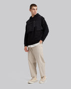 All-Cotton Ankle-Length Pants - Stone, XL image