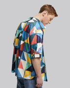 Multicolor Triangle Short Sleeve Shirt image 4