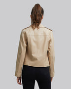 Pristine Faux-Leather Biker Jacket image 5