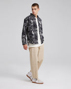 All-Cotton Patterned Shirt - Black, L image