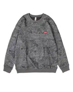 All Print Crewneck Sweatshirt - Silver Grey, L image