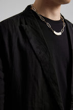 1 × Black Linen Blazer image 4