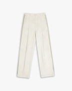1 × Cotton Pleated Pants - White, M image