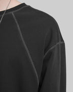 Exposed Paneling Seam Sweatshirt image 5
