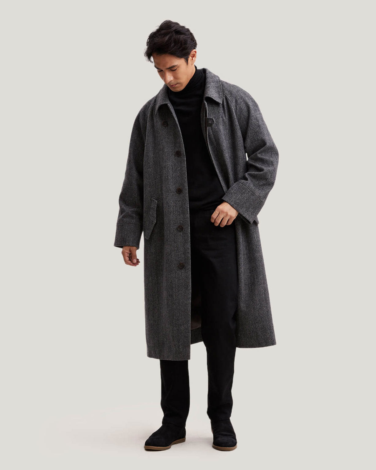 1 × Pure Wool Overcoat image 1