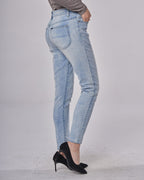 Women's Bleached  Slim-Fit Jeans image 3