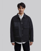 Snap Button Woolen Jacket image 1