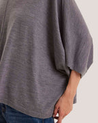 100% Merino Wool Dolman Sleeve Top image 6