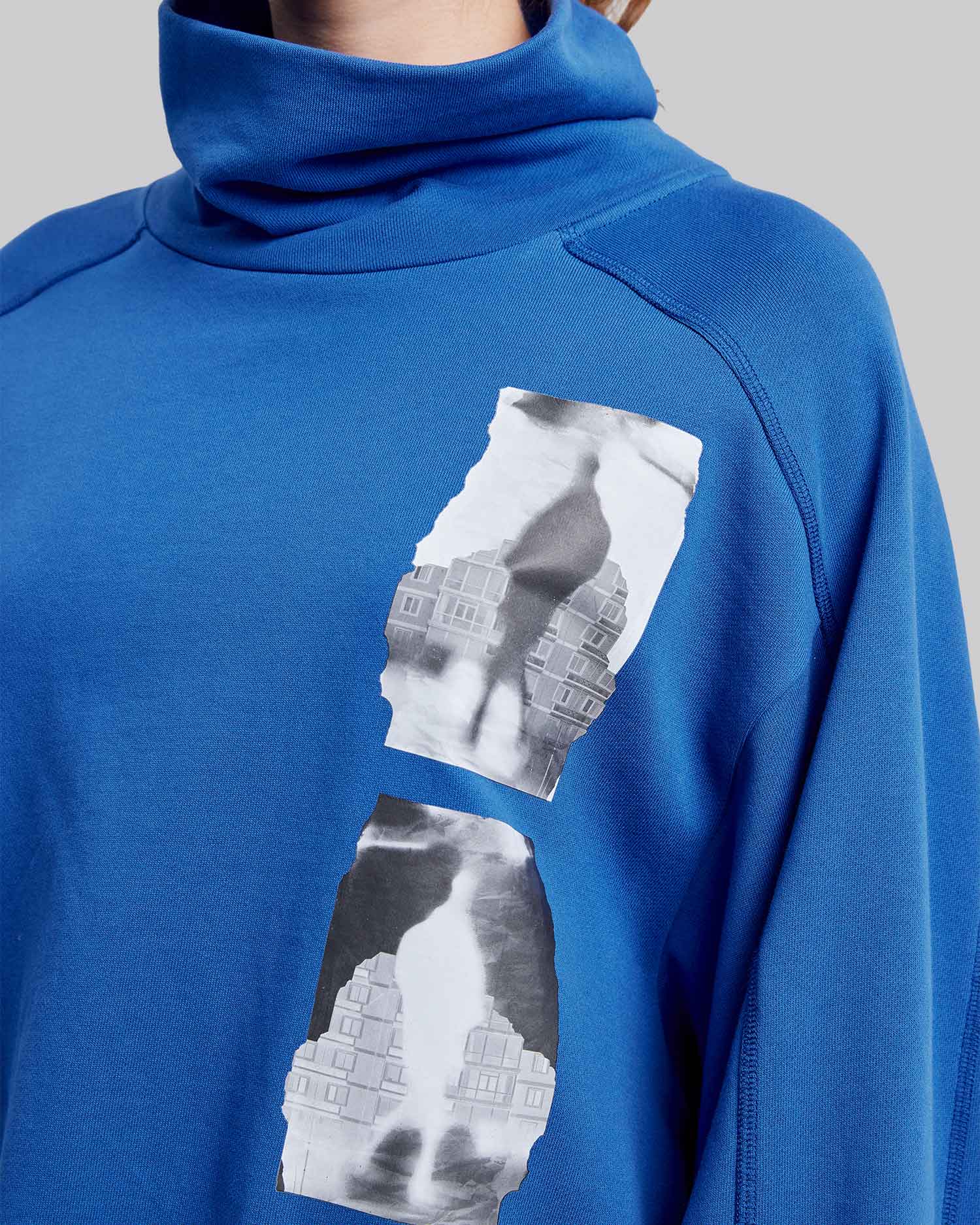 Raglan Shoulder Turtleneck Sweatshirt image 5