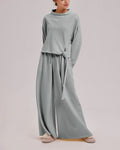 Side Tie Comfy Set - Blossom Blue, S image