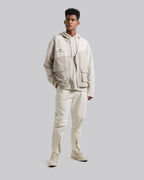 Paneled Utility Vest - Greige, S image