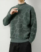 Checked Crewneck Jumper - Go Ben, M image