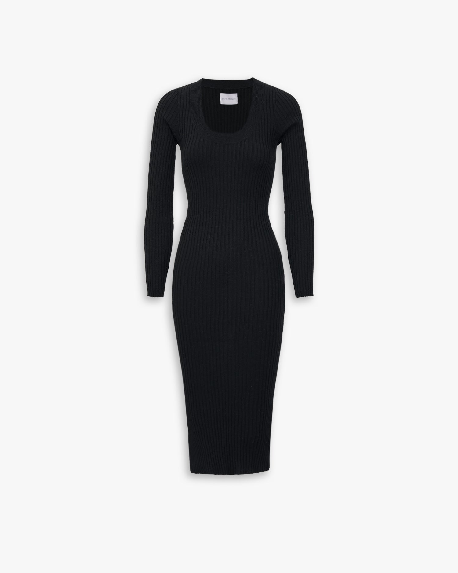Long Sleeve Fitted Dress image 0