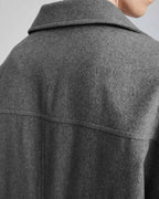 1 × Double Zipper Wool Coat image 5