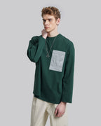 Exposed Seam Pocket Sweatshirt image 2