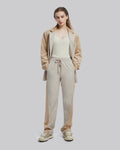 Suede & Wool Panel Pants image 3